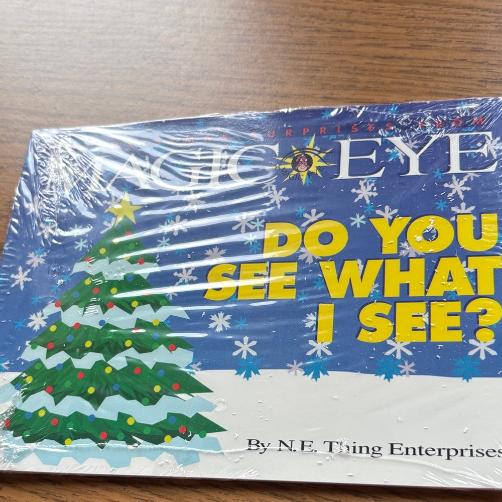 Avon Magic Eye Puzzle Book - Blue and Green